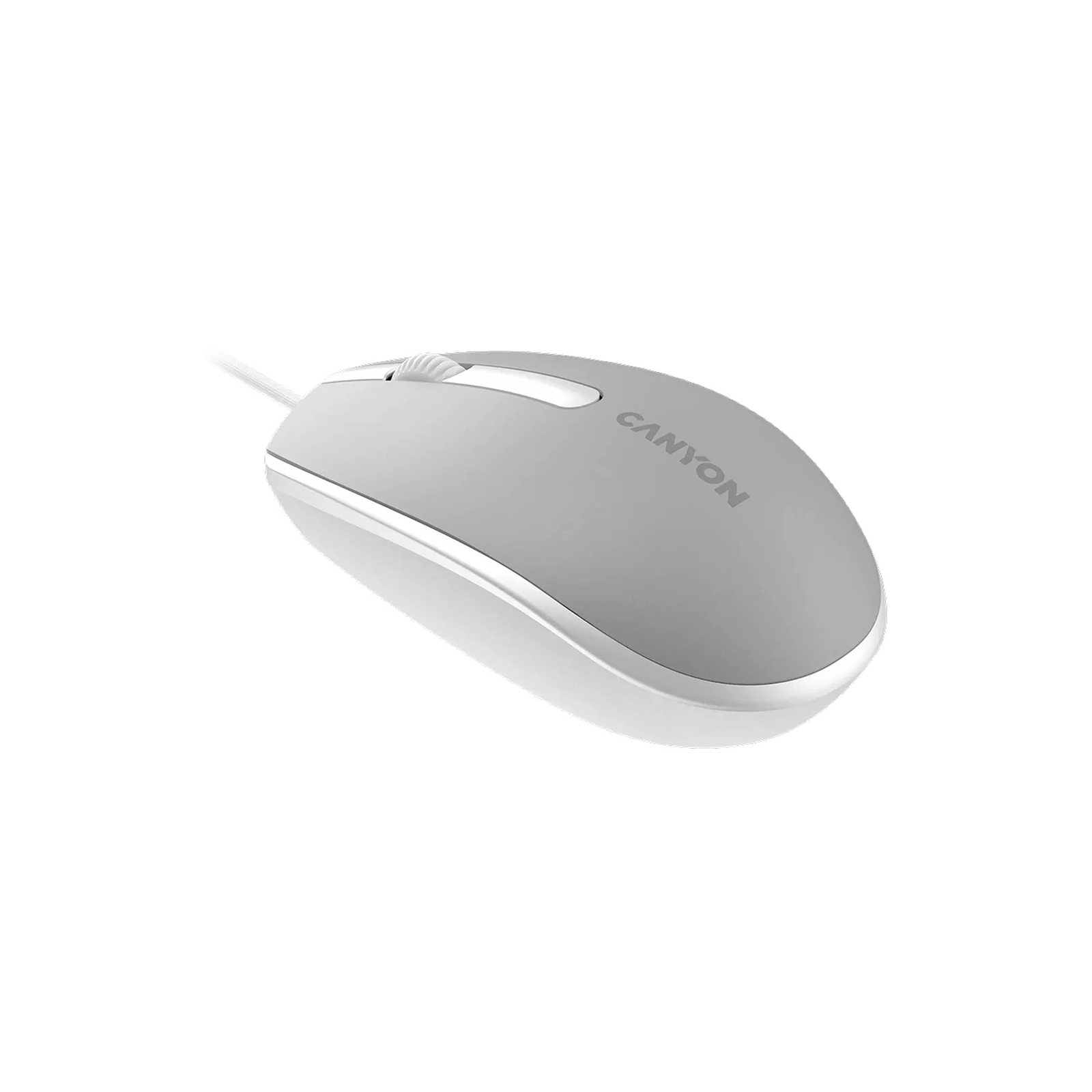 Мишка Canyon M-10 USB White Grey (CNE-CMS10WG) зображення 3
