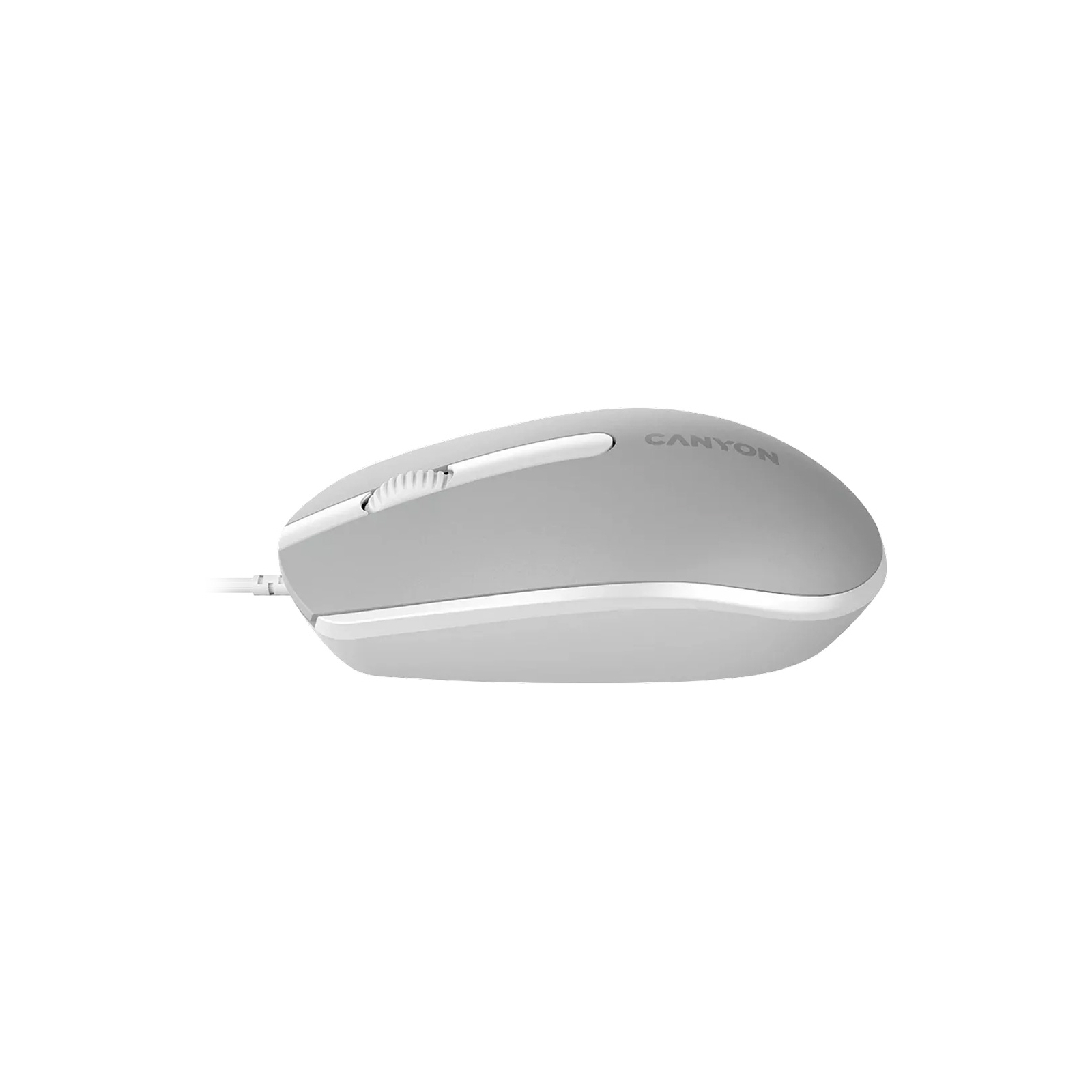 Мишка Canyon M-10 USB White Grey (CNE-CMS10WG) зображення 4