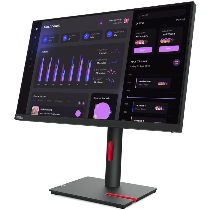 Монитор Lenovo T24i-30 (63CFMATXUA) изображение 3