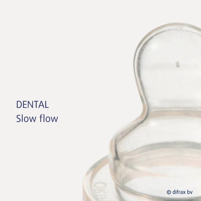 Соска Difrax Силиконовая соска для бутылочки для кормления Difrax Dental рис (694) изображение 5