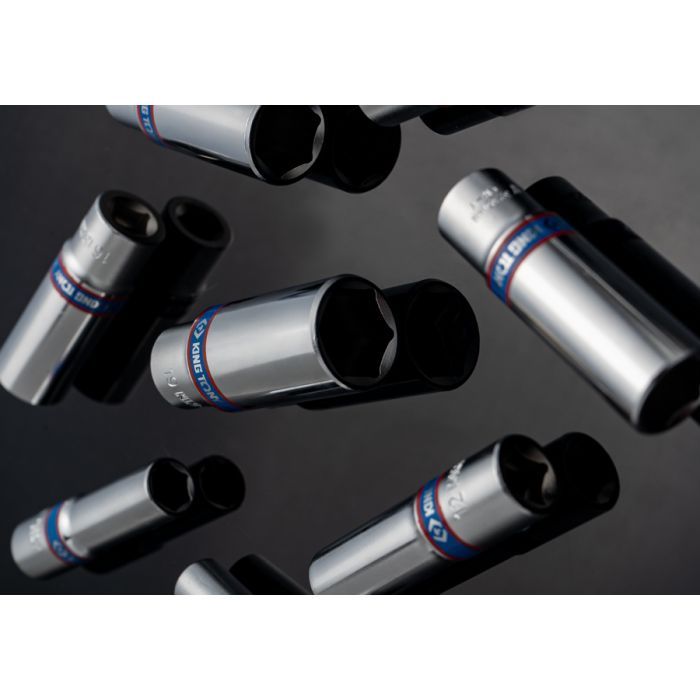 Набір торцевих головок KING TONY 3/8" 8 шт. 10-19 мм (3508MR10) зображення 2