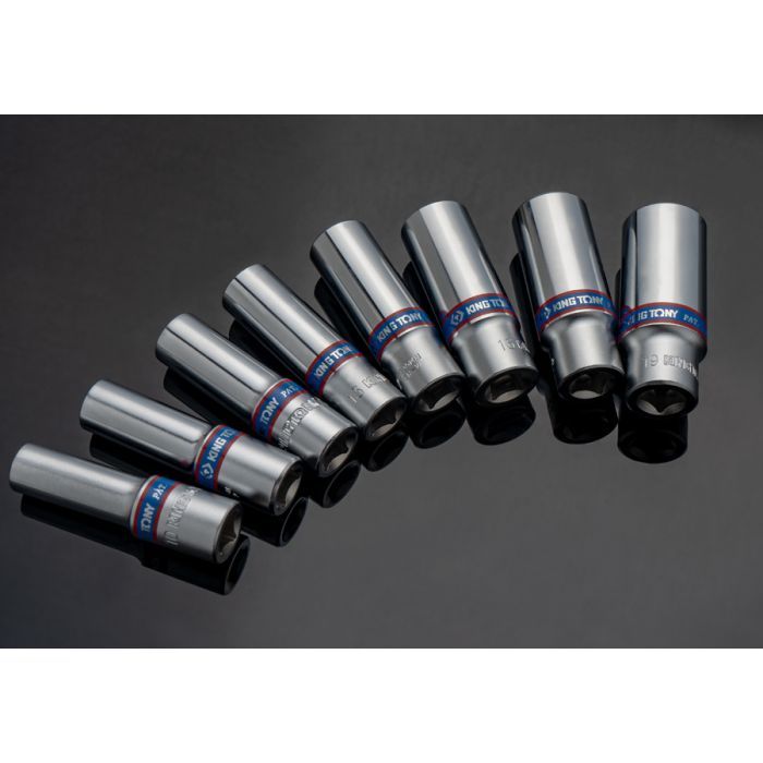 Набір торцевих головок KING TONY 3/8" 8 шт. 10-19 мм (3508MR10) зображення 3