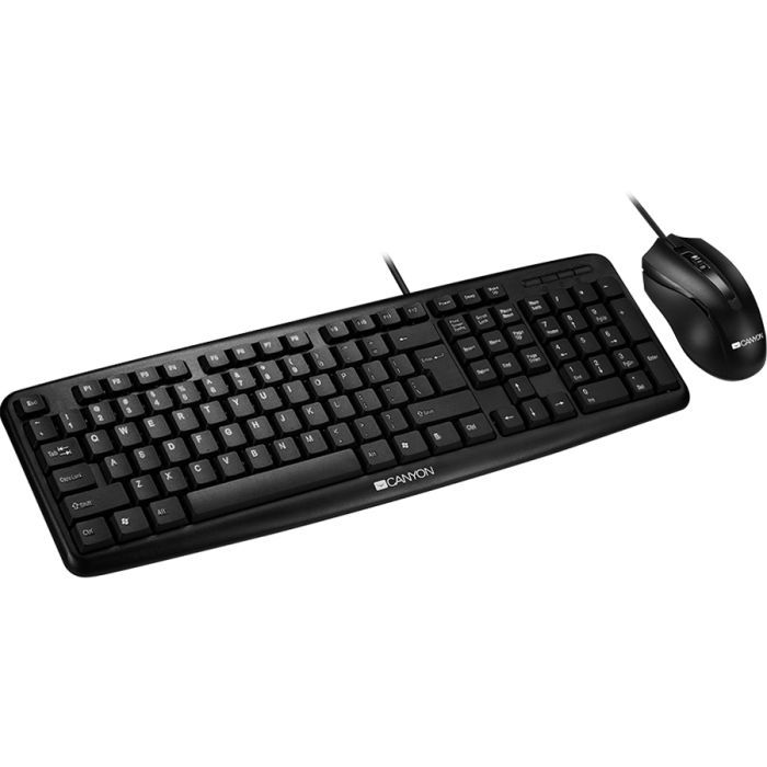 Комплект Canyon SET-1 Water resistant USB UA Black (CNE-CSET1)