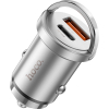 Зарядное устройство HOCO NZ10 Handy USB-A/Type-C Silver (6942007601825)