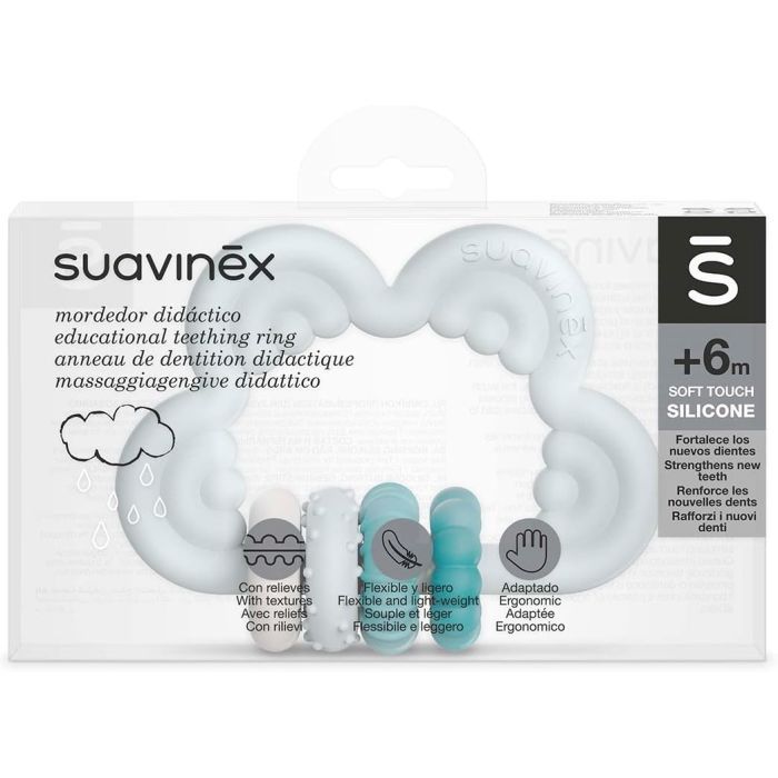 Прорезыватель Suavinex силиконовый с бряскальцем/розовый (401440) изображение 2
