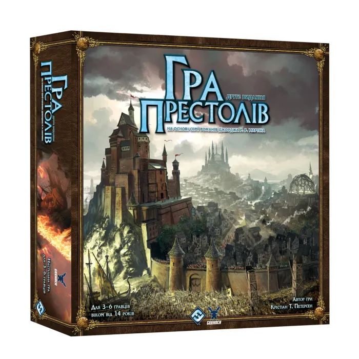 Настольная игра Geekach Games Игра престолов. Второе издание (A Game of Thrones: The Board Game Second Edition) (укр.) (GKCH187gt)