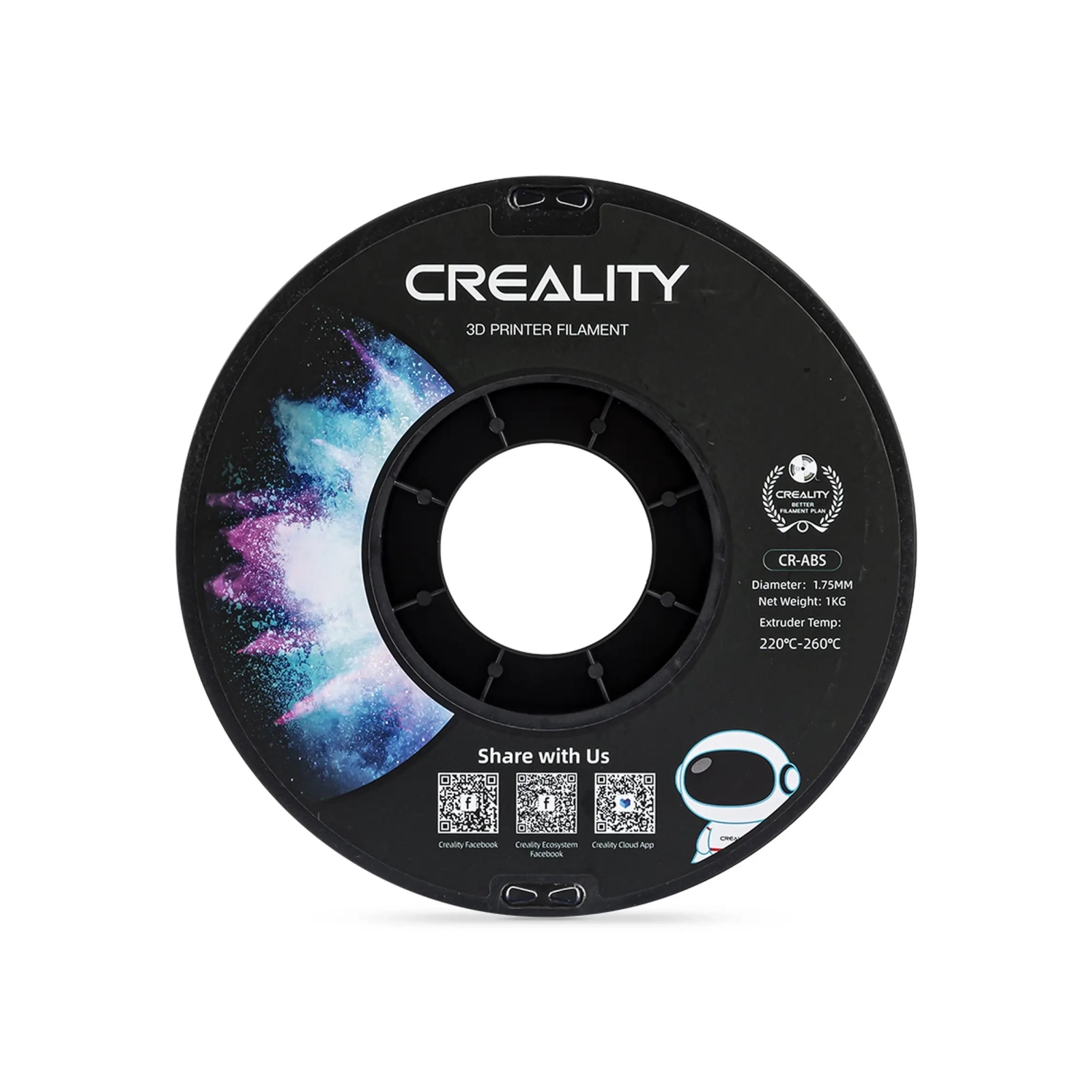 Пластик для 3D-принтера Creality ABS 1кг, 1.75мм, white (3301020031) изображение 3