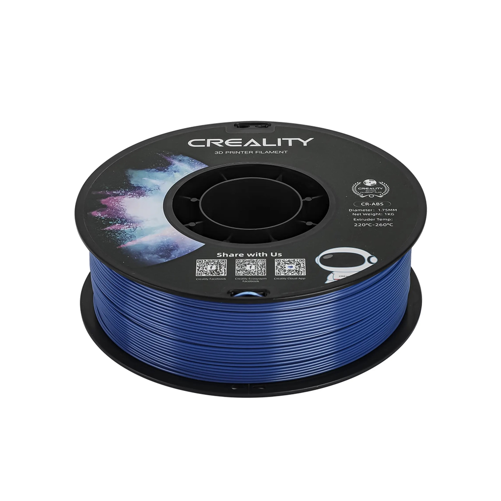 Пластик для 3D-принтера Creality ABS 1кг, 1.75мм, blue (3301020036) изображение 4