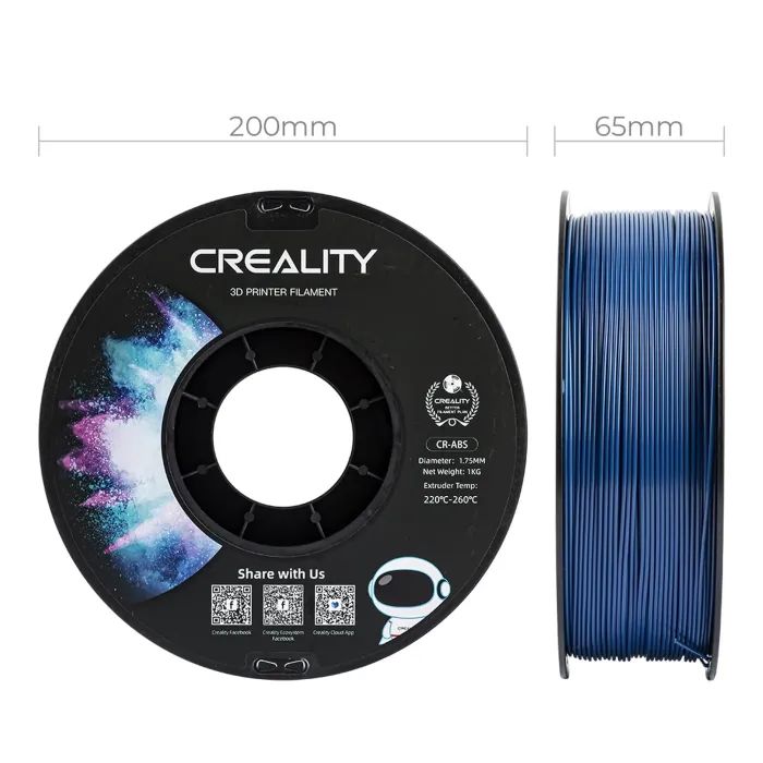 Пластик для 3D-принтера Creality ABS 1кг, 1.75мм, blue (3301020036) изображение 7