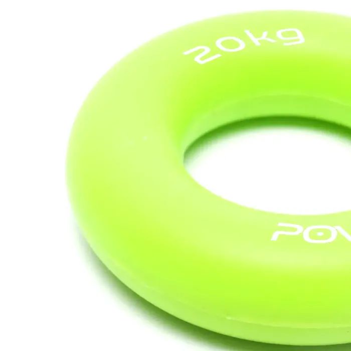 Эспандер PowerPlay PP-4324 Hand Grip Ring Medium 20 кг Зелений (PP_4324_20kg) изображение 4