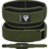 Атлетичний пояс RDX RX5 Double Belt неопреновий Army Green S (WBD-RX5AG-S) зображення 2