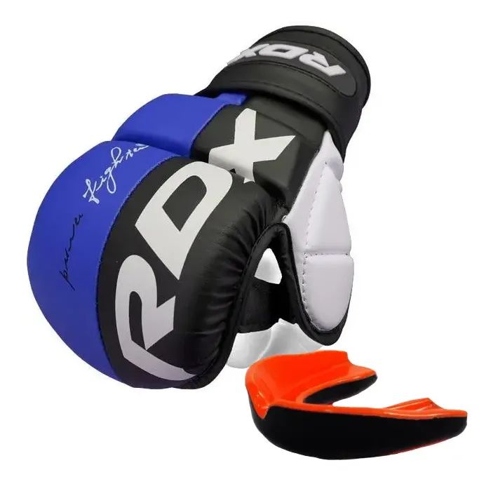 Перчатки для MMA RDX T6 Plus Rex Blue S (GGR-T6U-S+) изображение 6