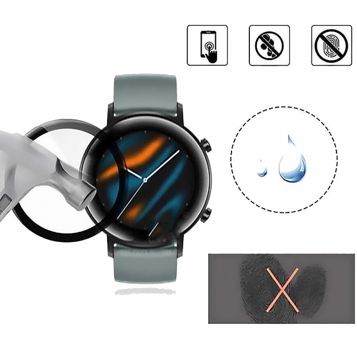 Пленка защитная BeCover Honor MagicWatch 2 42mm Black (706045) изображение 5