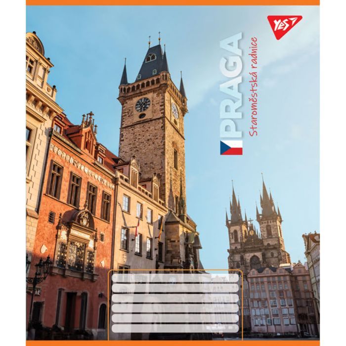 Зошит Yes Greatest cityes 24 аркушів клітинка (767018) зображення 2