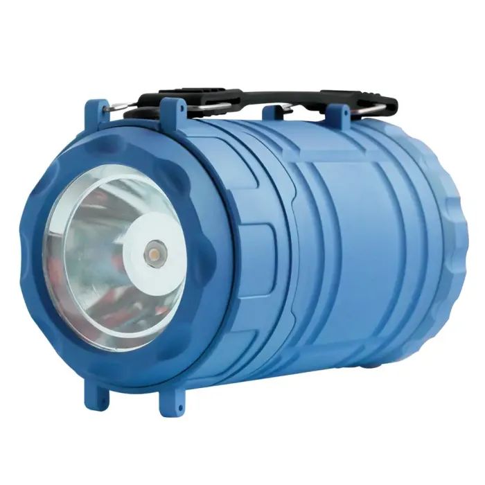 Фонарь Quantum Nice blue 1WLED + 3WCOB 3xAА (QM-FL3041) изображение 2