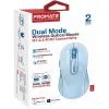 Мышка Promate Ken Wireless/Bluetooth Blue (ken.blue) изображение 2