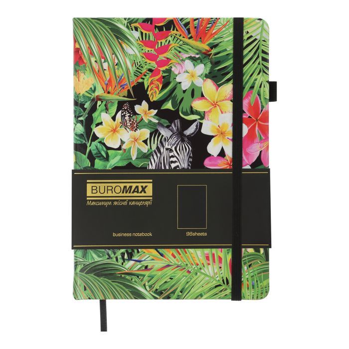 Книга записная Buromax EXOTIC А5 96 листов, чистый (черн. бум.) черный (BM.295424-01) изображение 2