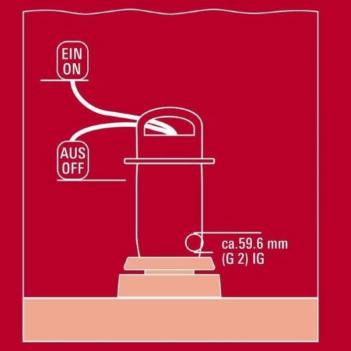 Дренажный насос Einhell GE-DP 900 Cut, 900Вт, 16000л/час (4181550) изображение 6