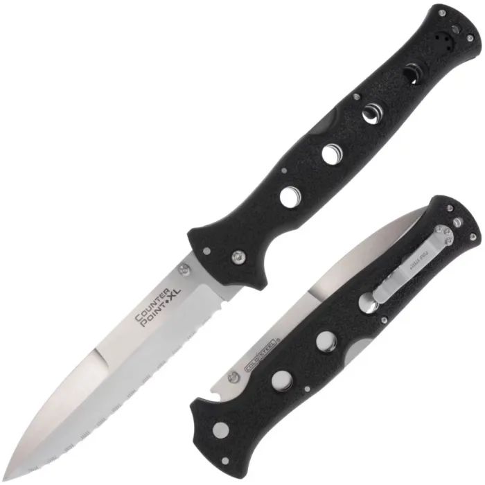 Нож Cold Steel Counter Point XL Serrated Black (CS-10AAS) изображение 8