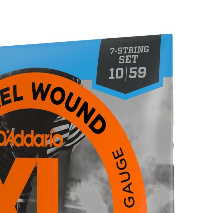 Струны для гитары D'Addario XL Nickel Wound Regular Light 7-String (10-59) (EXL110-7) изображение 4