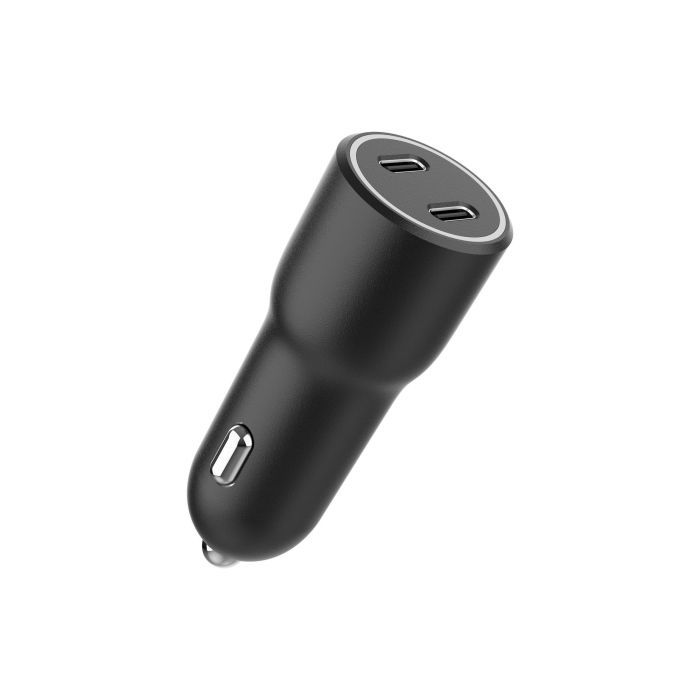 Зарядное устройство Gembird 2xUSB-C (PD 20W) black (TA-UC-C2PD40-CAR-01) изображение 5