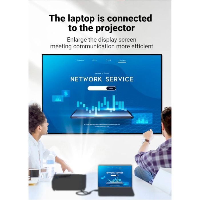 Кабель мультимедийный VGA M to VGA M 1.5m ferrite Vention (DAEBG) изображение 5