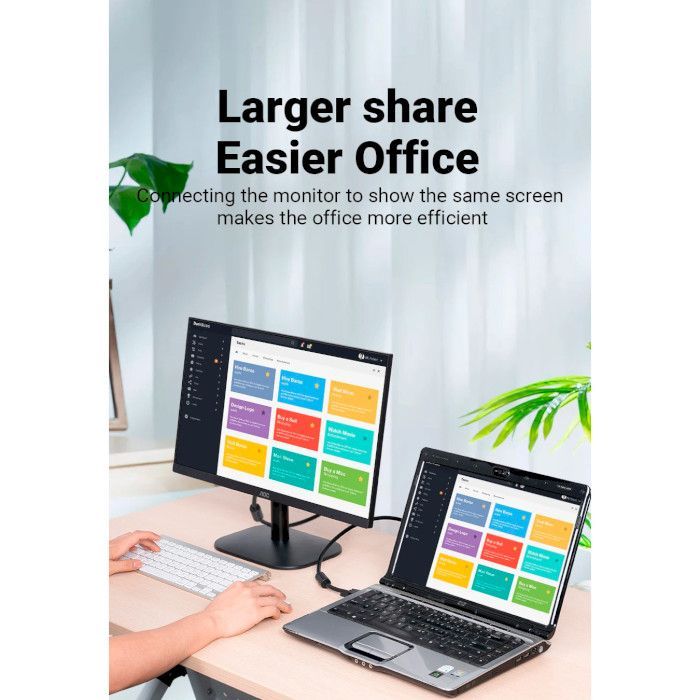 Кабель мультимедийный VGA M to VGA M 1.5m ferrite Vention (DAEBG) изображение 9