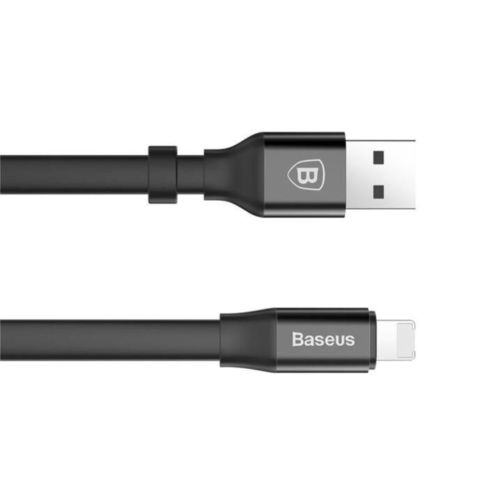 Дата кабель USB 2.0 AM to Lightning 0.23m 2A Baseus (CALMBJ-01) изображение 5