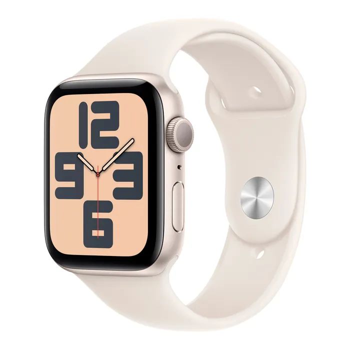Смарт-часы Apple Watch SE 2024 GPS 40mm Starlight Aluminium Case with Starlight Sport Band - S/M (MXEF3QH/A)