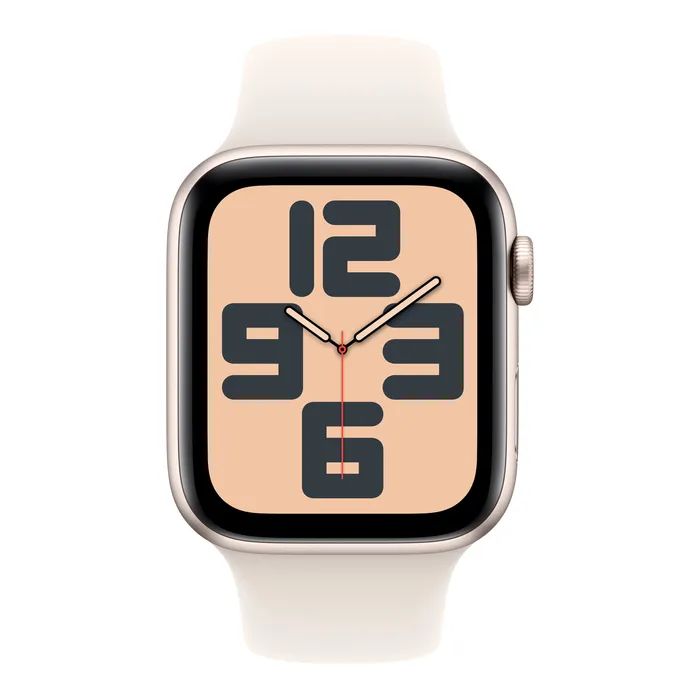 Смарт-часы Apple Watch SE 2024 GPS 40mm Starlight Aluminium Case with Starlight Sport Band - S/M (MXEF3QH/A) изображение 2