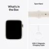 Смарт-часы Apple Watch SE 2024 GPS 40mm Starlight Aluminium Case with Starlight Sport Band - S/M (MXEF3QH/A) изображение 7