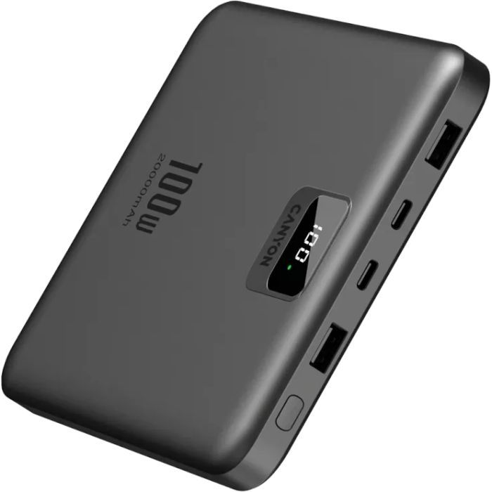 Батарея універсальна Canyon PB-2008 20000mAh PD/100W Q.C/3.0 (CNE-CPB2008DG) зображення 2