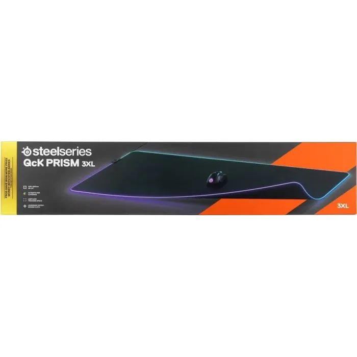 Килимок для мишки SteelSeries QcK Prism Cloth 3XL Etail RGB Black (63512) зображення 5