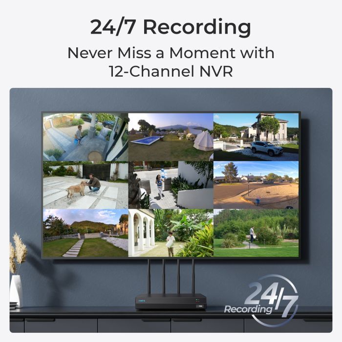 Реєстратор для відеоспостереження Reolink NVS12W зображення 2