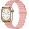 Ремінець до смарт-годинника Drobak Silicone Magnetic Link для Apple Watch All Series Ultra 2 49/45/44/42mm Pink sand (898928)