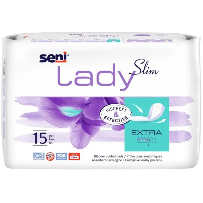 Урологические прокладки Seni Lady Slim Extra 15 шт. (5900516699123)