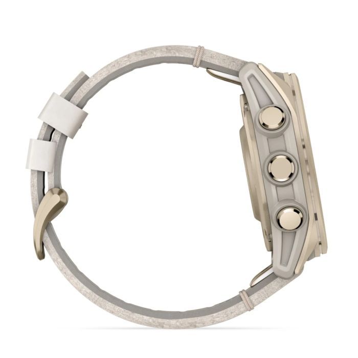 Смарт-часы Garmin fenix 8 43mm, AMOLED, Saph, SftGldSS/FogGryLeatherBnd, Excl, GPS (010-02903-40) изображение 4