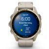 Смарт-часы Garmin fenix 8 43mm, AMOLED, Saph, SftGldSS/FogGryLeatherBnd, Excl, GPS (010-02903-40) изображение 9