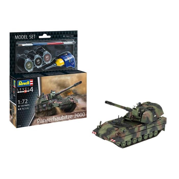 Сборная модель Revell САУ Panzerhaubitze 2000 (версия UA) уровень 4 масштаб 1:72 (RVL-63347)