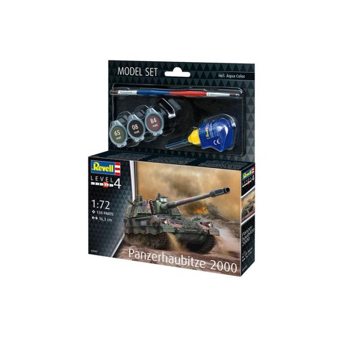 Сборная модель Revell САУ Panzerhaubitze 2000 (версия UA) уровень 4 масштаб 1:72 (RVL-63347) изображение 3