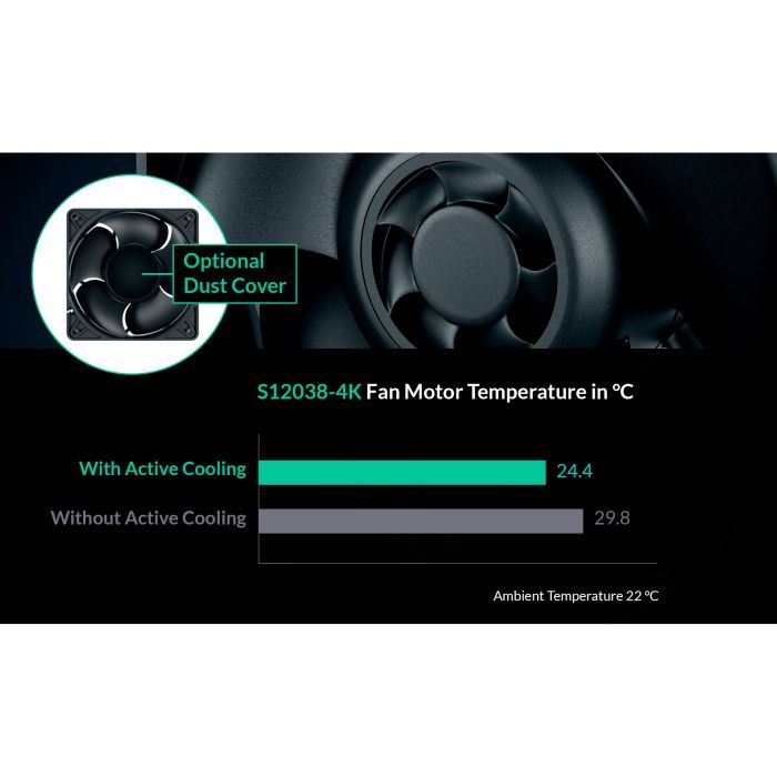 Кулер до корпусу Arctic S12038-4K (ACFAN00296A) зображення 7