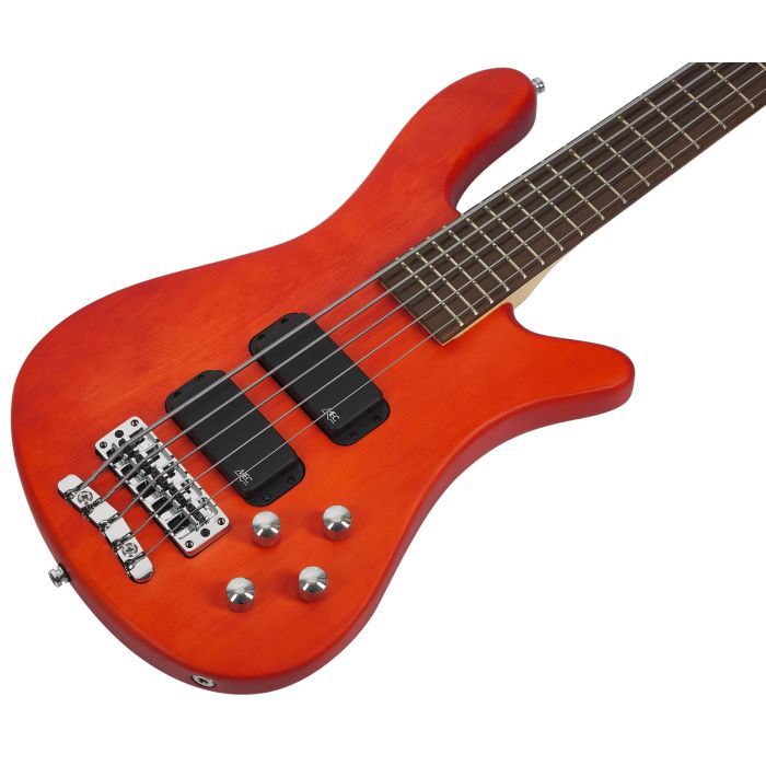 Бас-гитара Warwick RockBass Streamer Standard 5-String - Burgundy Red Transparent Satin (38414) изображение 2