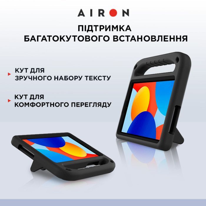 Чехол для планшета AirOn EVA Premium Xiaomi Redmi Pad SE 8.7" black (4822352781135) изображение 2