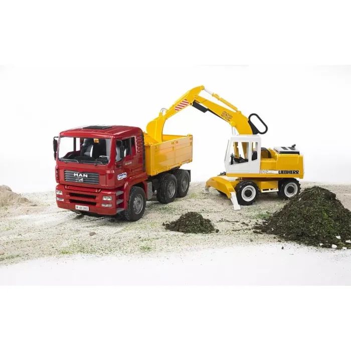 Спецтехника Bruder Грузовик МАN TGA и экскаватор Liebherr 1:16 (02751) изображение 3