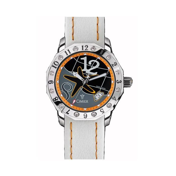 Наручний годинник Cimier 6196-SZ041 white strap