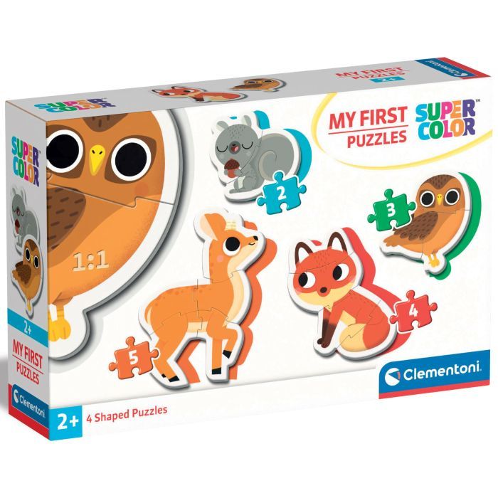Пазл Clementoni 4 в 1 Forest Animals, серия My First Puzzles (20814)