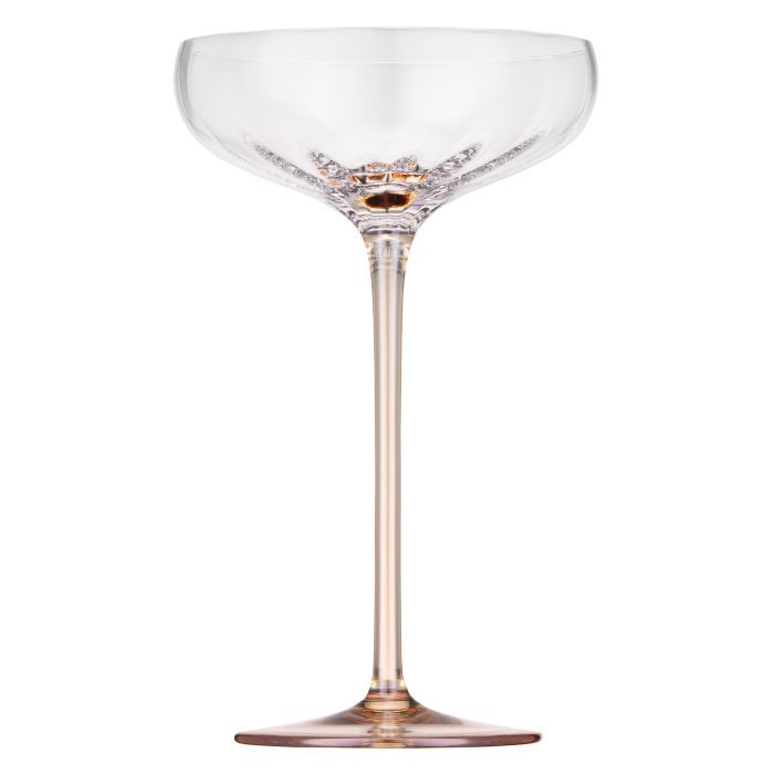 Набор бокалов Ardesto Black Mars Amber 200мл, 2шт, скло, прозоро-золотистий (AR2620AM) изображение 3