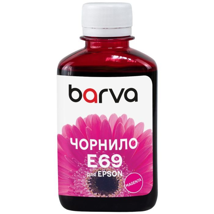 Чорнило Barva Epson T69, 180 мл, Pigm, Black (E69-940)