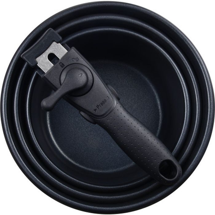 Ківш Bergner Click & cook, набір зі знімною ручкою 1.5/2.1/3 л, 4 предмети (BG-32293-MM) зображення 10