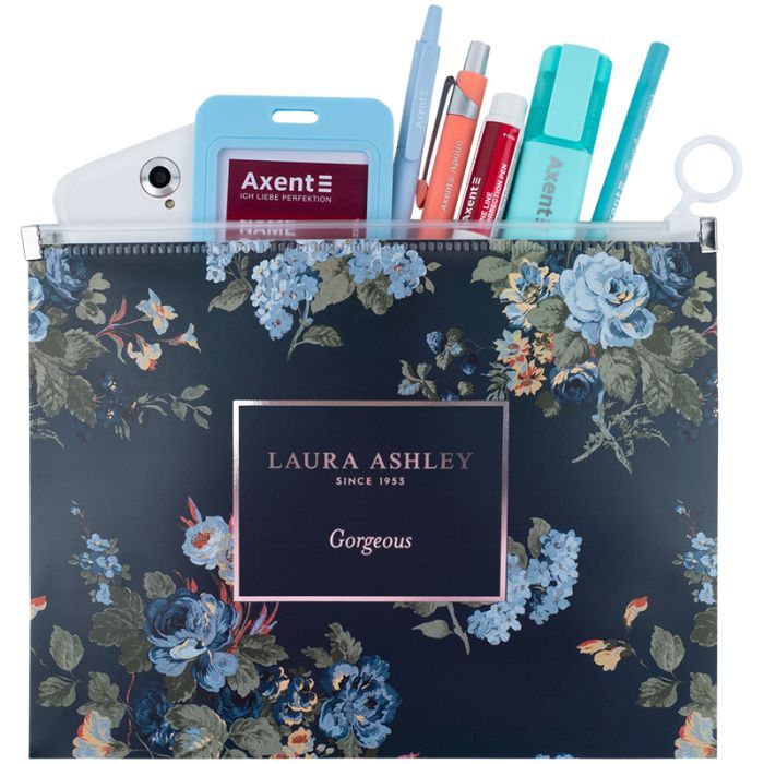 Папка на молнии Axent zip-lock А5 Laura Ashley, Gorgeous (1498-31-A) изображение 3
